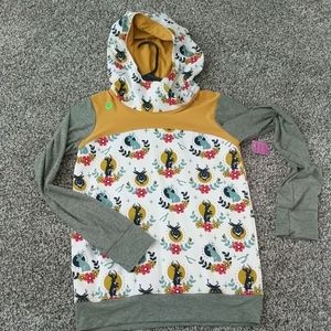 New handmade cowl neck hoodie